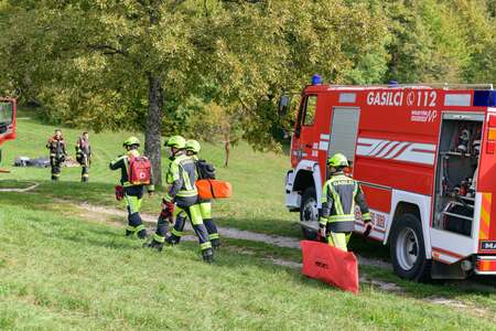 Regijska gasilska vaja "Gozdni požar na Semiški gori"
